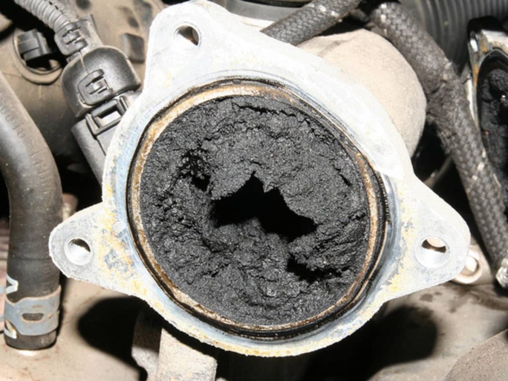 EGR ventil i DPF filter